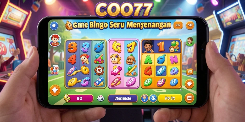 Screenshot gameplay yang menampilkan keseruan bermain Bingo di COO77.