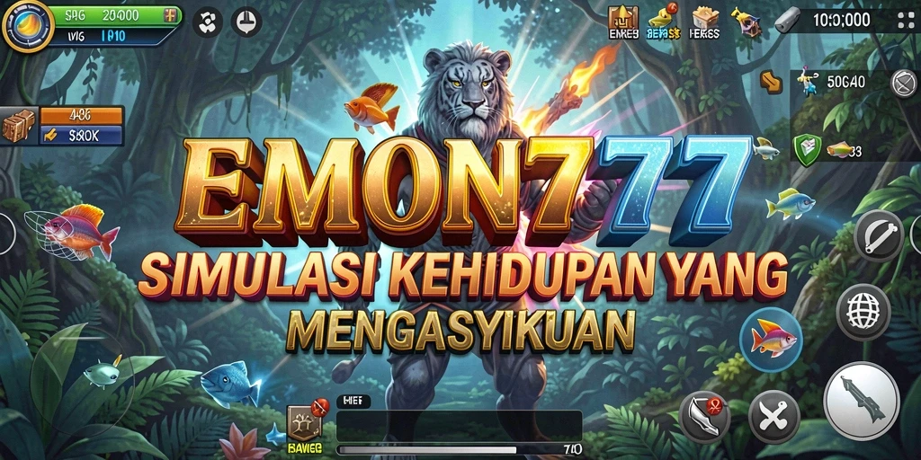Gameplay seru dalam dunia simulasi EMON777.