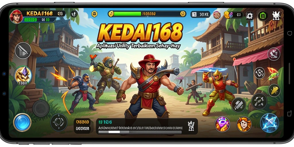 Tampilan antarmuka KEDAI168 yang modern dan intuitif.