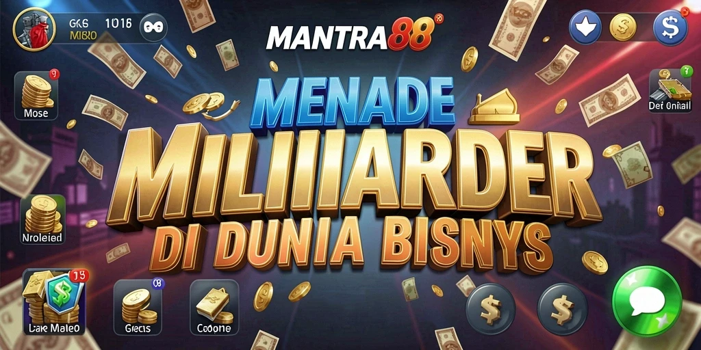 Tampilan menarik dari gameplay MANTRA88 dalam mengelola bisnis.