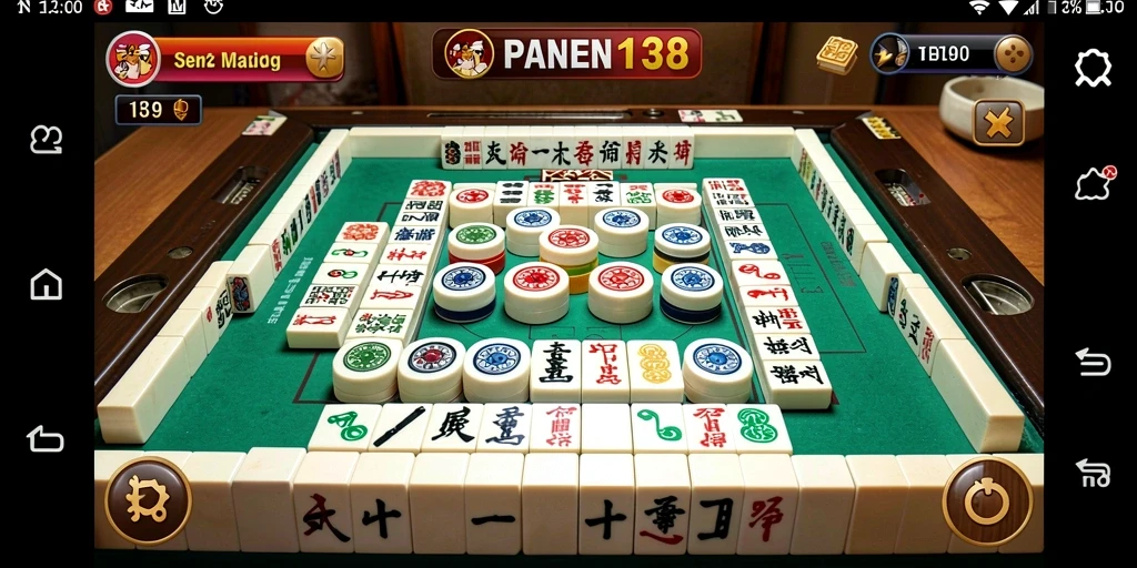 Tampilan gameplay Mahjong yang menarik dan penuh strategi.