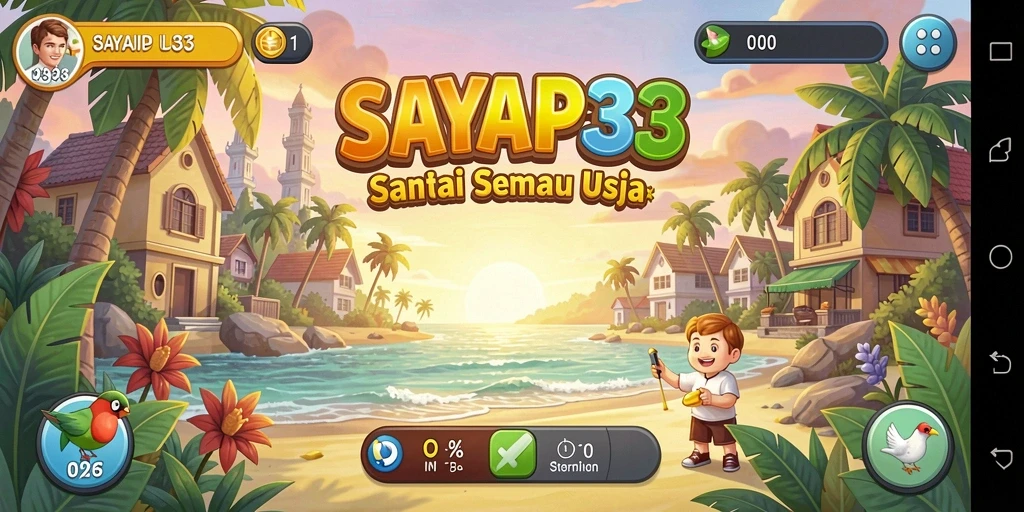 Tampilan gameplay <strong>SAYAP33</strong> yang penuh warna dan interaktif.